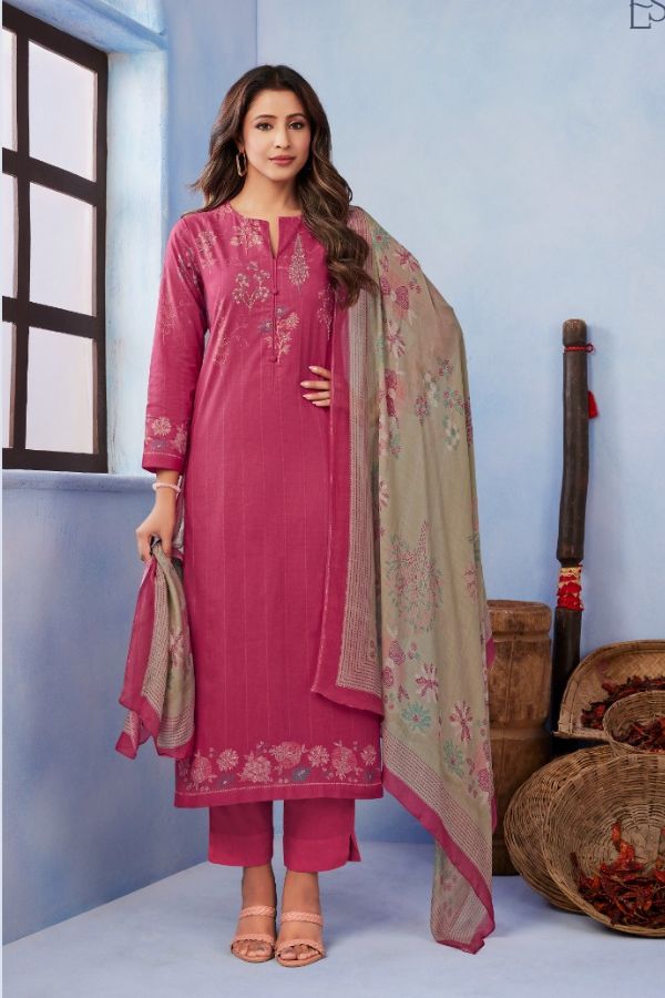 Sahiba Esta Esaira Camila Cotton Ladies Salwar Suit 105