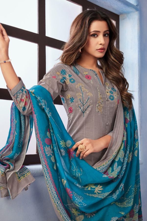 Sahiba Esta Esaira Camila Cotton Ladies Salwar Suits 104
