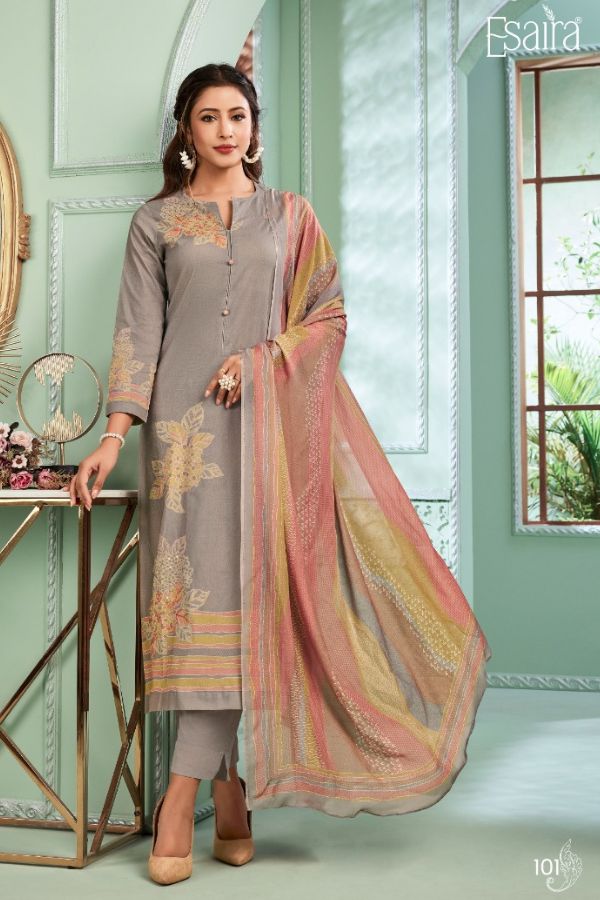 Sahiba Esta Esaira Eliska Cotton Ladies Salwar Suit 101