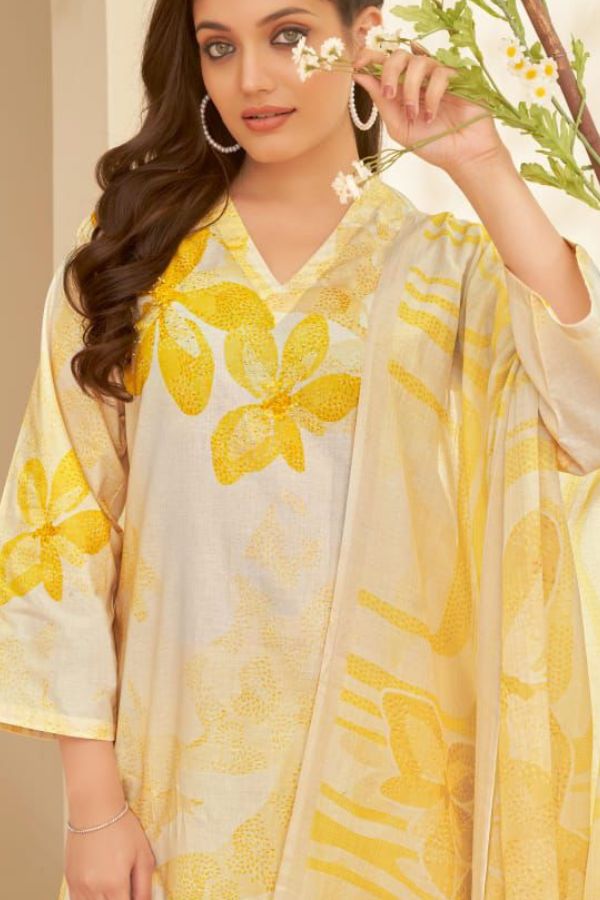 Sahiba Inky Tropies Moscow Cotton Ladies Salwar Suits 6990