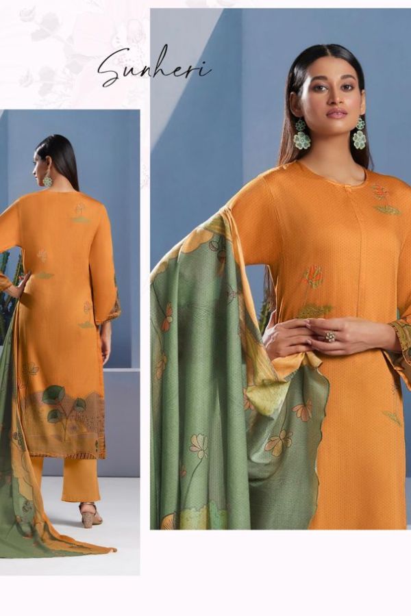 Sahiba S-Nirukth Sunheri Cotton Printed Salwar Suits 328