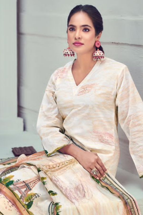 Sahiba TM Paris Organdy Printed Ladies Salwar Suits 2531