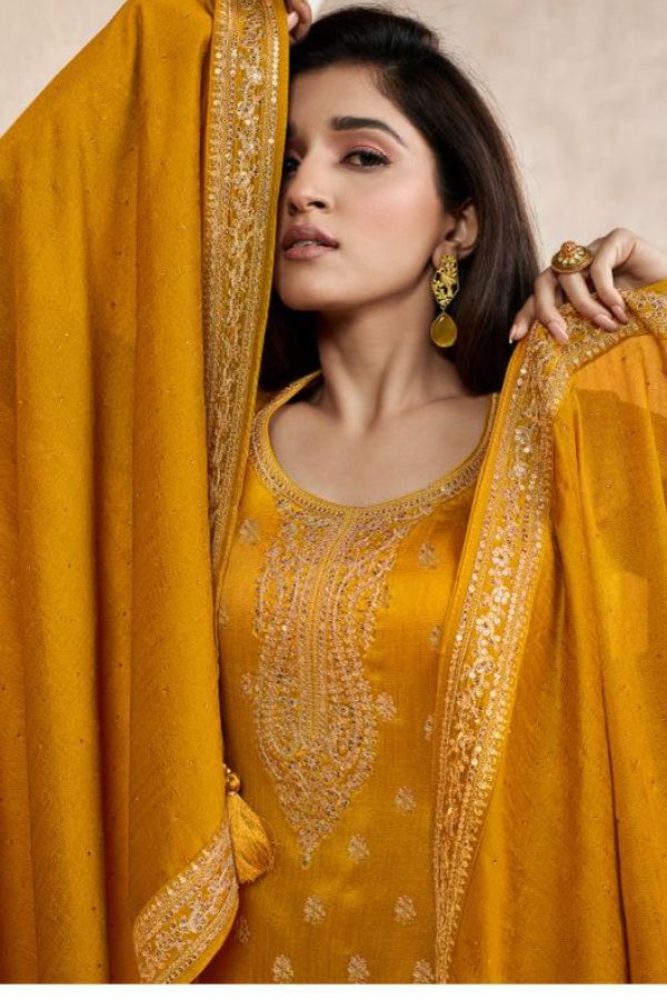 Vinay Fashion Kuleesh Aanchal Hitlist Silk Georgette Suits 64693