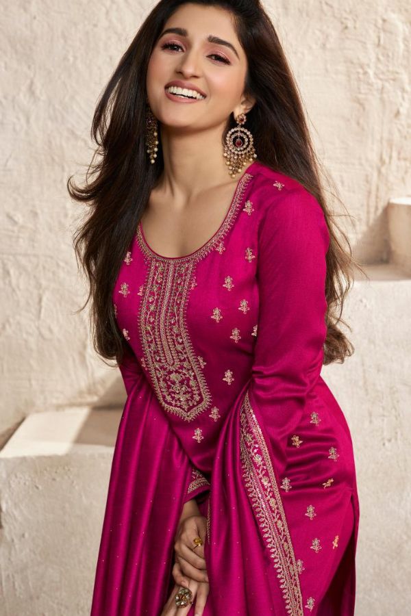 Vinay Fashion Kuleesh Aanchal Hitlist Silk Georgette Suits 64697