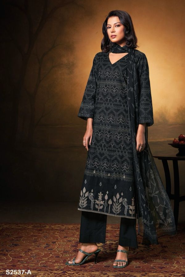 Ganga Fashions Ekayan S2537 Cotton Salwar Suit S2537-A