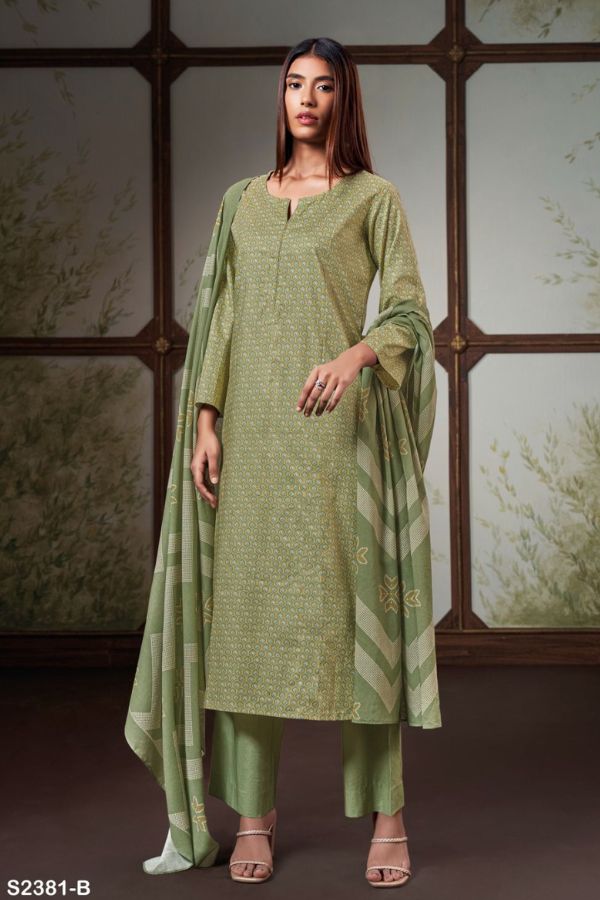 Ganga Fashions Harriet S2381 Cotton Salwar Suit S2381-B