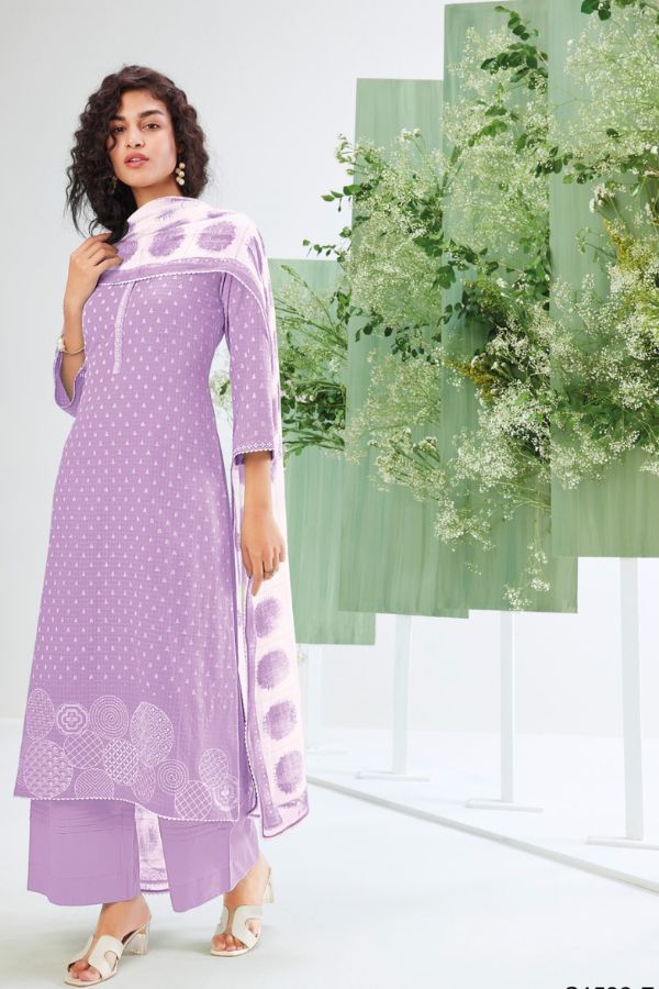 Ganga Fashions Khushi S1593 Cotton Salwar Suit S1593-D