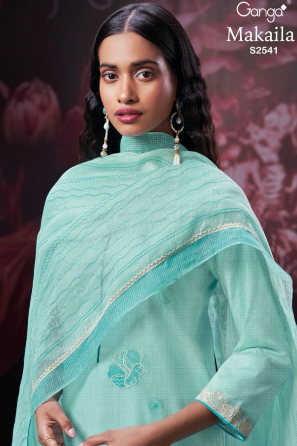 Ganga Fashions Malaika S2541 Cotton Suits S2541-C