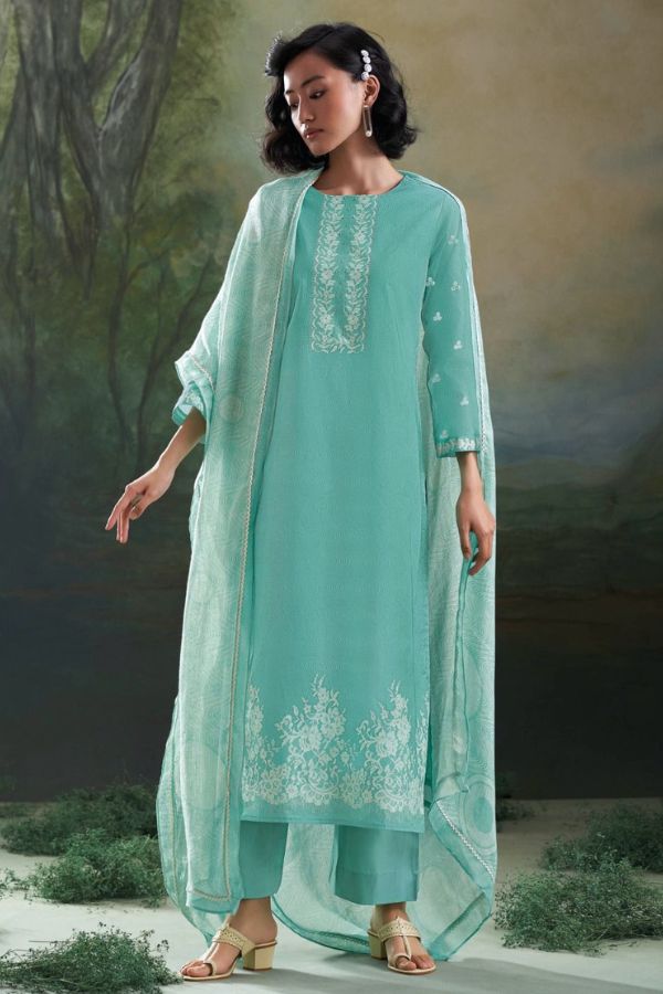 Ganga Fashions Zavian Cotton Printed Salwar Suit C1859