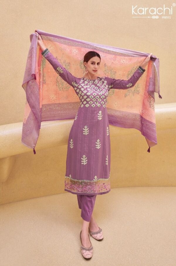 Karachi Prints Amberlee Cambric Printed Salwar Suit 35001