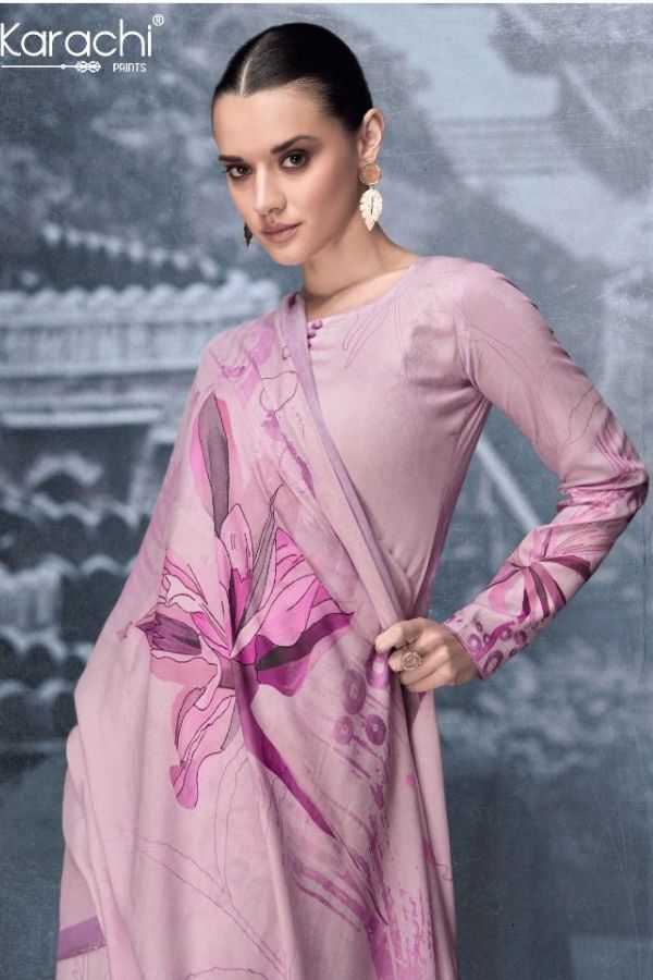 Kesar Karachi Zara New Jam Silk Printed Ladies Salwar Suits 34006