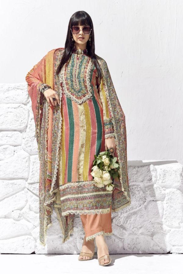 Kimora Fashion Heer Layla Cotton Lawn Unstitched Suit 9283