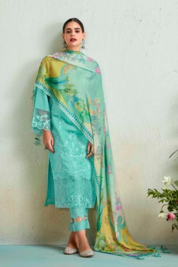Kimora Fashion Heer Maasoomiyat Cotton Lawn Unstitched Suit 9294