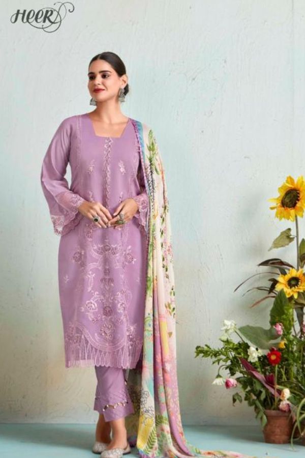 Kimora Fashion Heer Maasoomiyat Cotton Lawn Unstitched Suit 9296
