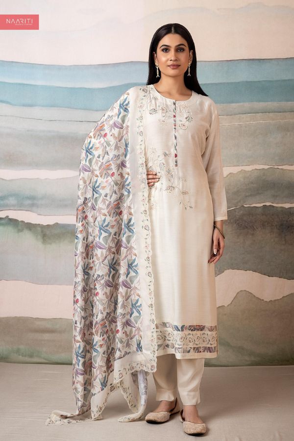 Naariti Laysha Muslin Handwork Ladies Salwar Suit