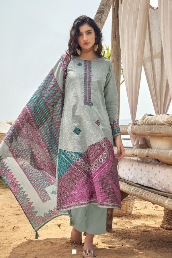Sadhana Fashion Seher Pure Lawn Cotton Suit Salwar 10128