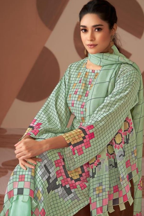 Sahiba TM Nisarg Muslin Silk Printed Ladies Salwar Suits 387
