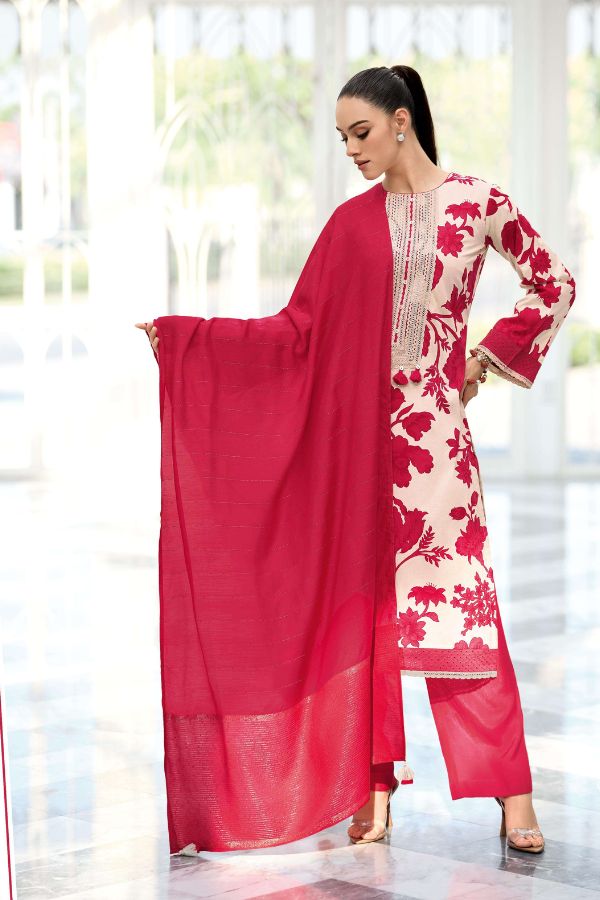 Varsha Fashion Anvi Premium Cotton Embroidery Suit AV-01