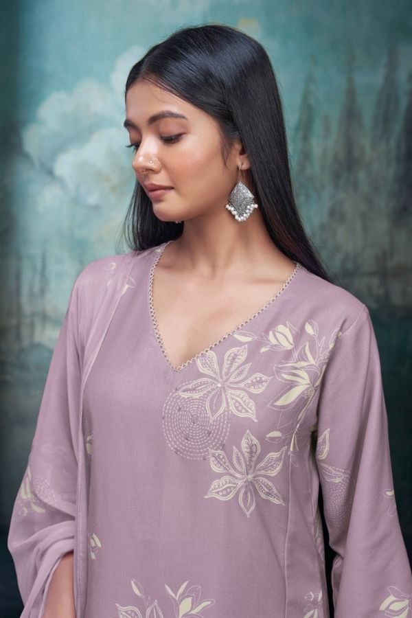 Ganga Fashions Kiah S2710 Linen Unstitched Salwar Suits S2710-B