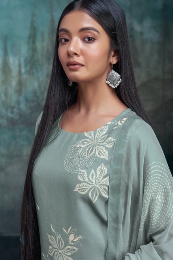 Ganga Fashions Kiah S2710 Linen Unstitched Salwar Suits S2710-C