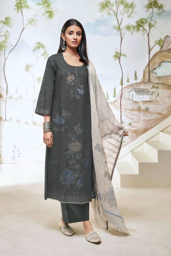 Ganga Fashions Nihal Cotton Printed Salwar Suit C1795