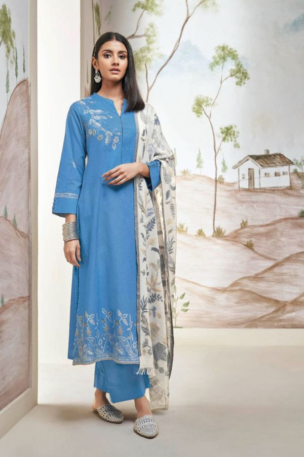Ganga Fashions Nihal Cotton Printed Salwar Suit C1798