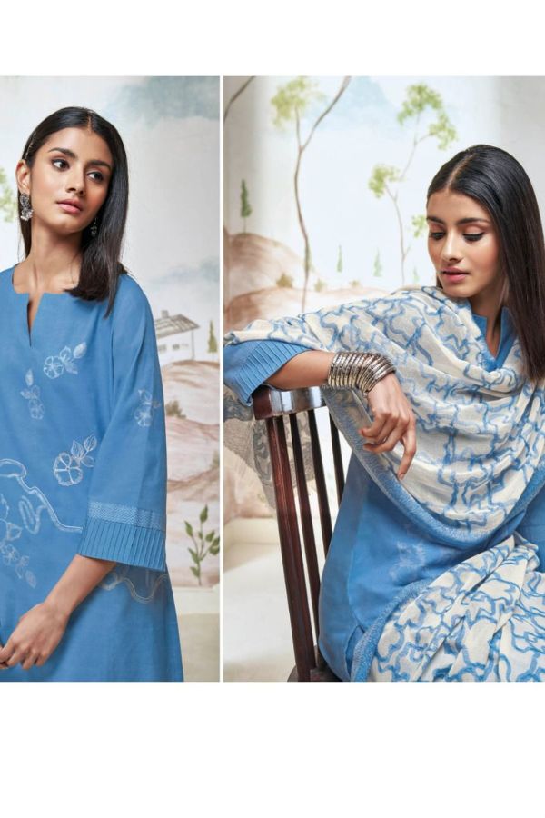 Ganga Fashions Nihal Cotton Printed Salwar Suits C1799