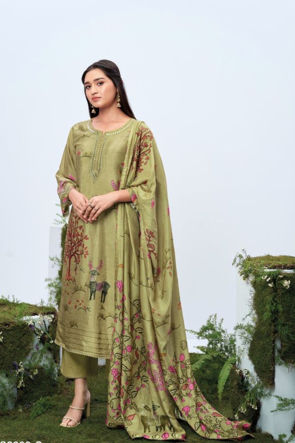 Ganga Fashions Katya S2300 Silk Salwar Suit S2300-C