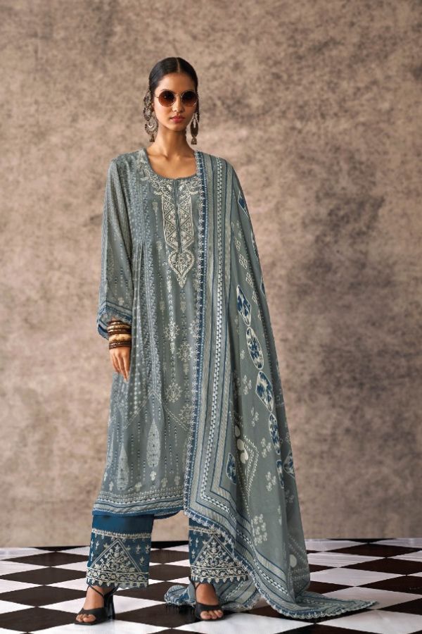 Kimora Fashion Heer Mehbooba Muslin Suit 9381