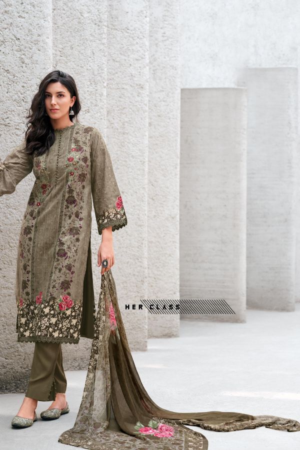 Varsha Fashion Fern Cotton Unstitched Ladies Suit FR-03