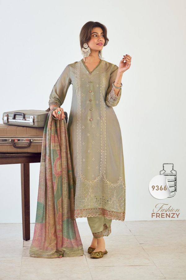 Jay Vijay Prints Paheli Rasoi Ladies Salwar Suit 9366