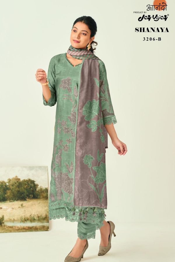 Jay Vijay Prints Shanaya Silk Ladies Suit 3206-B