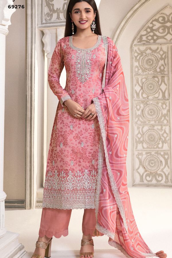 Vinay Fashion Sparsh Organza Embroidered Suit 69276