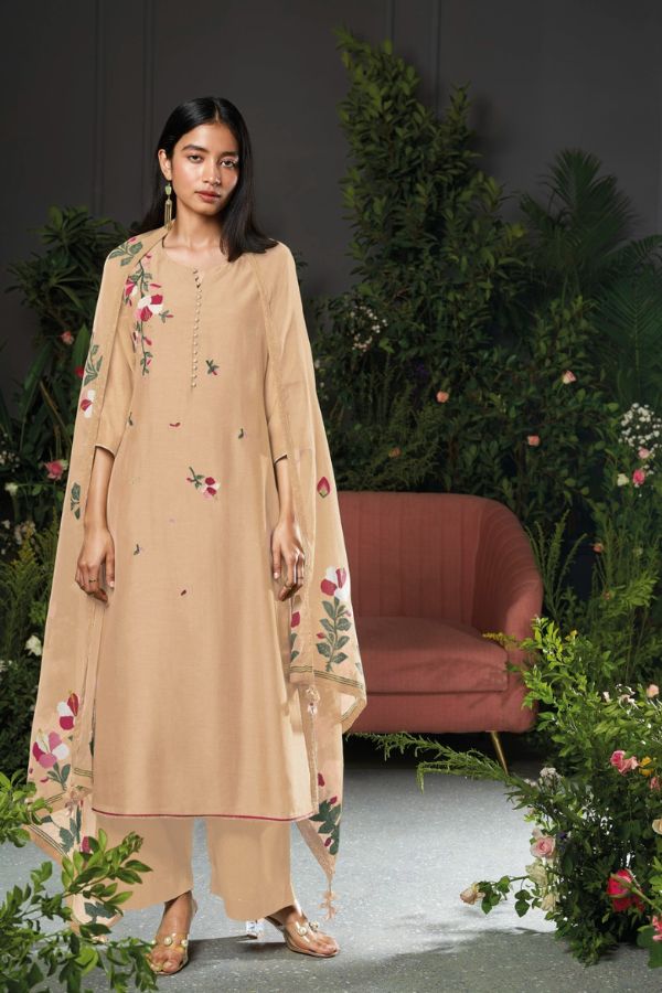 Ganga Fashions Carson S2031 Silk Suit S2031-E