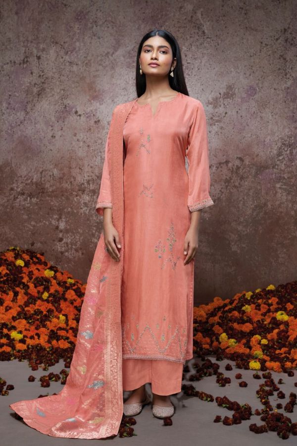 Ganga Fashions Tina S2311 Silk Salwar Suit S2311-A