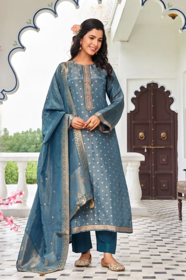 Kanjivaram silk salwar suits 2025