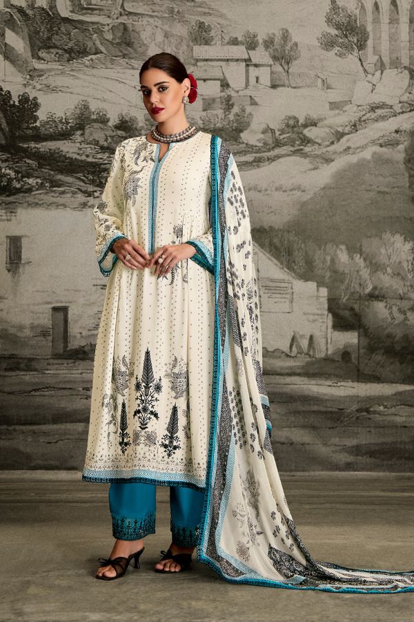 Kimora Fashion Heer Ishqa Muslin Printed Suit 9452