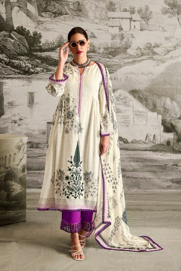 Kimora Fashion Heer Ishqa Muslin Printed Suit 9454