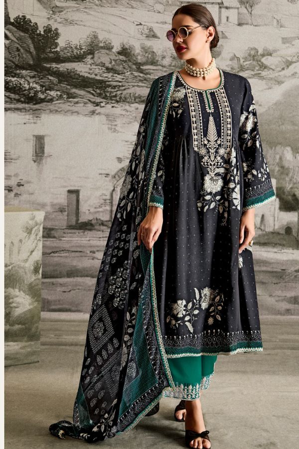 Kimora Fashion Heer Ishqa Muslin Printed Suit 9455