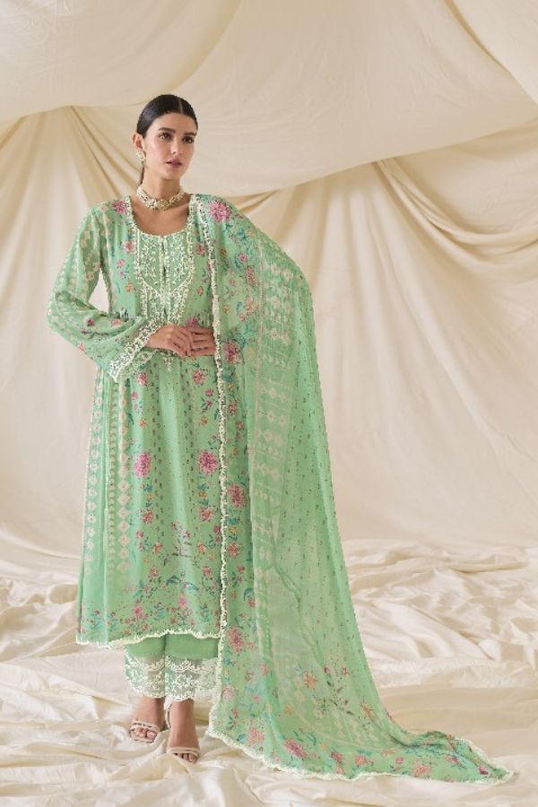 Kimora Fashion Heer Mohabbat Muslin Printed Suit 9446