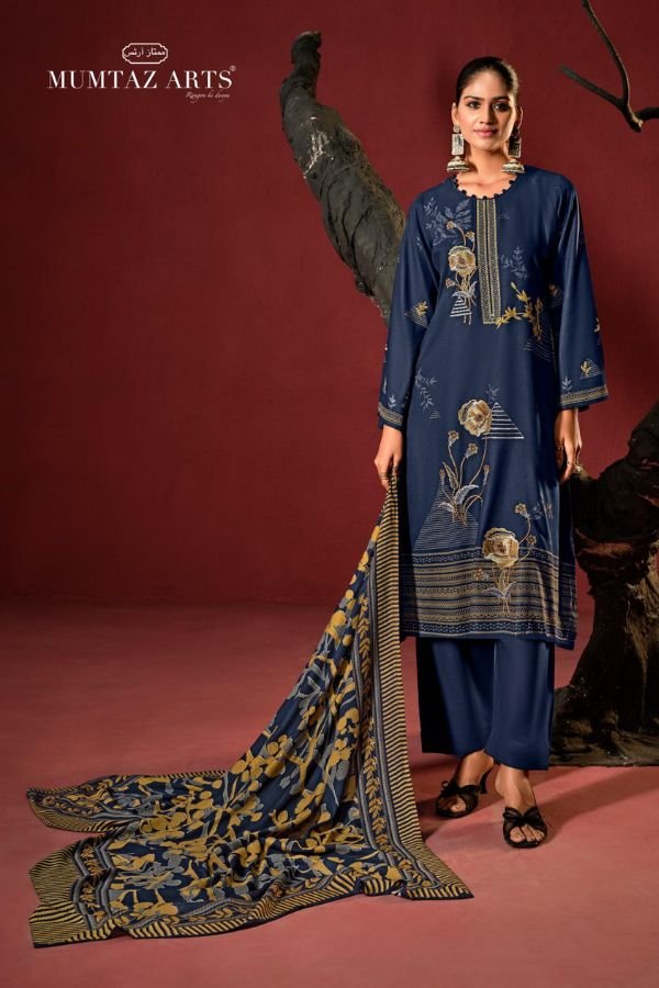 Mumtaz Arts Khusrang Pashmina ladies Salwar Suit 1402