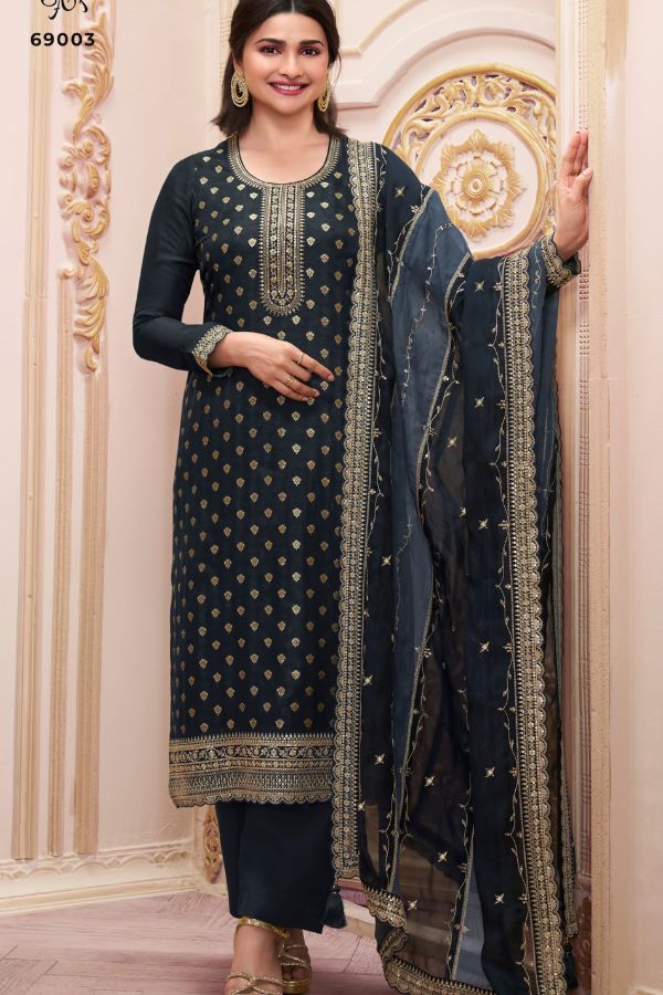 Vinay Fashion Kasheesh Shristi Dark Embroidered Suit 69003