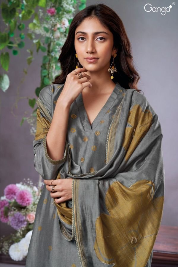 Ganga Fashions Litia S2902 Silk Salwar Suits S2902-C