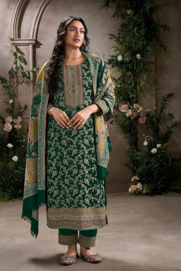 Ganga Fashions Reyna Kavya Pashmina Salwar Suit 10171