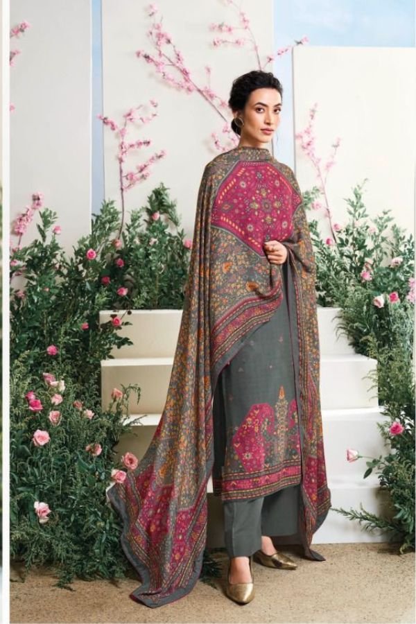 Ganga Fashions Yasiah Pashmina Salwar Suit C2117