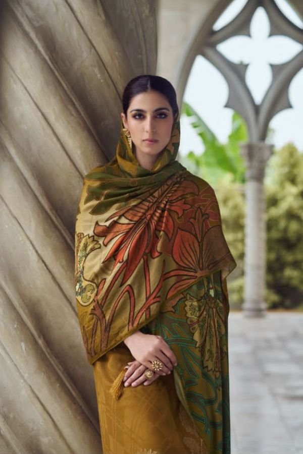 Kesar Karachi Malang Pashmina Winter Suits 58002