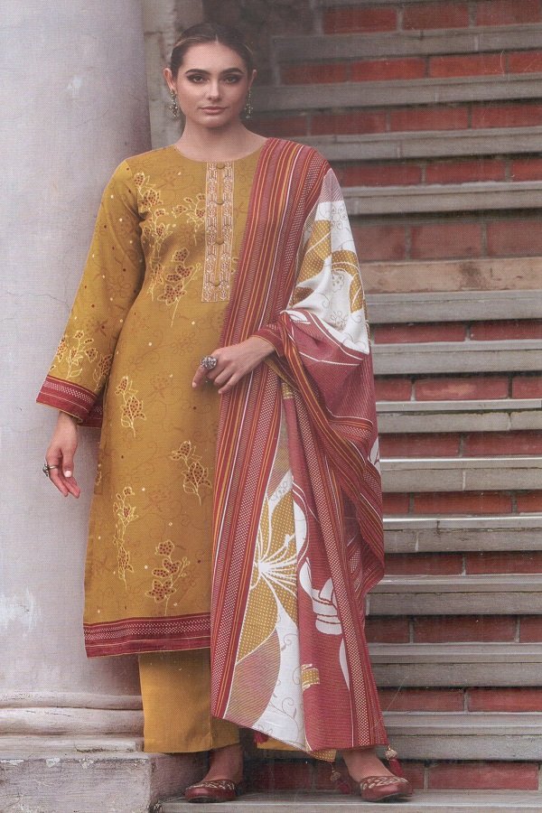 Kesar Karachi Shahin Pashmina Winter Suit 71001