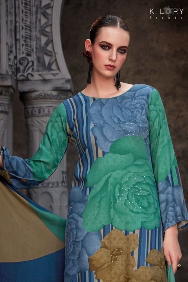 Kilory Trendz Afsana Pashmina Printed Salwar Suits 1174