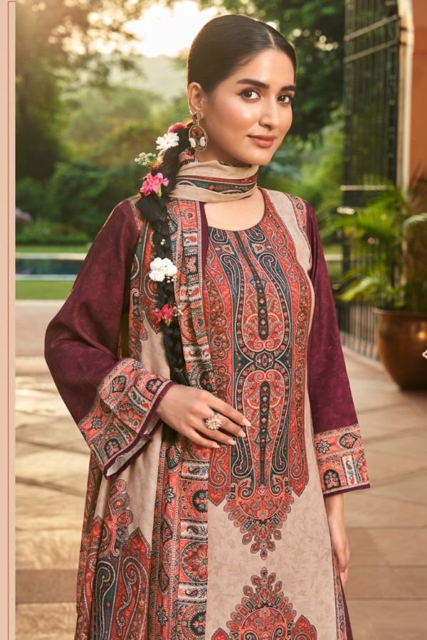 Mumtaz Arts Shiringar Pashmina ladies Salwar Suit 8902