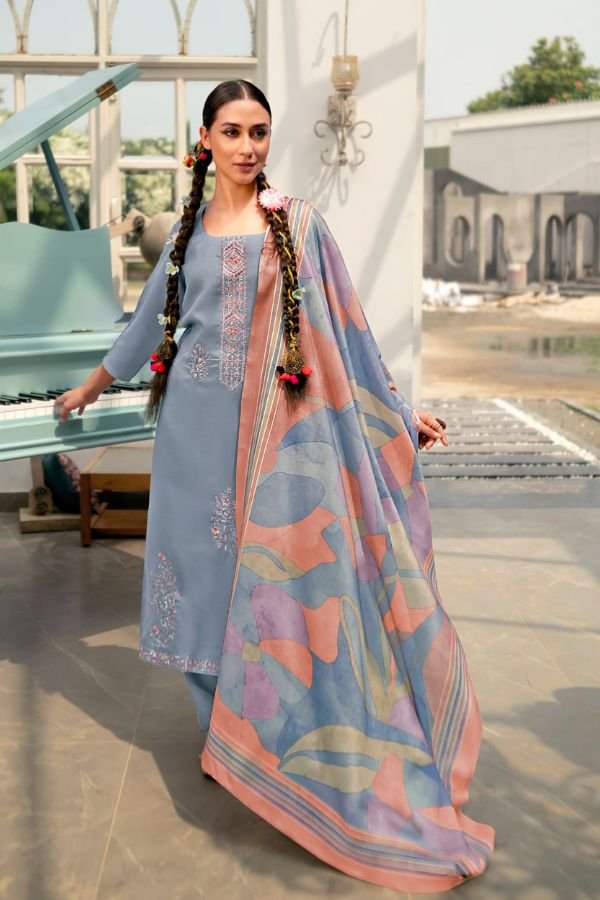 Rivaa Lubeena Vol 4 Pashmina Printed Salwar Suit 4158-A